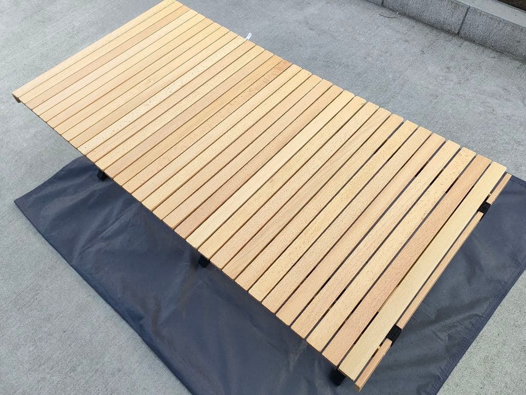 ハイランダー Hilander ウッドロールトップテーブル 120 収納バッグ付