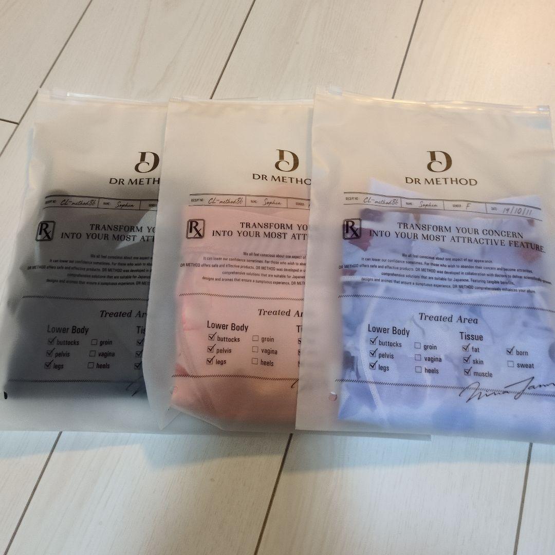 DR METHOD ショート丈ショーツ　3枚セットMサイズ