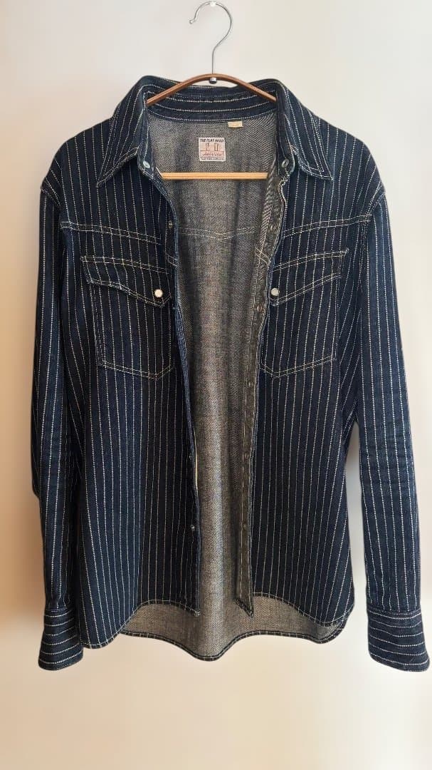 フラットヘッド 7008W ウォバッシュ ウエスタン シャツ 40