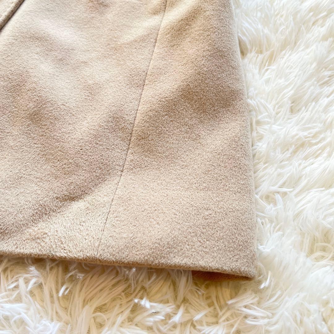 バーバリー　アンゴラ　ウール　ベルテッドコート　ステンカラーコート　ベージュ