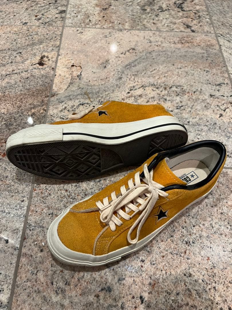 超美品CONVERSE ワンスター タイムライン GOLD US9 日本製