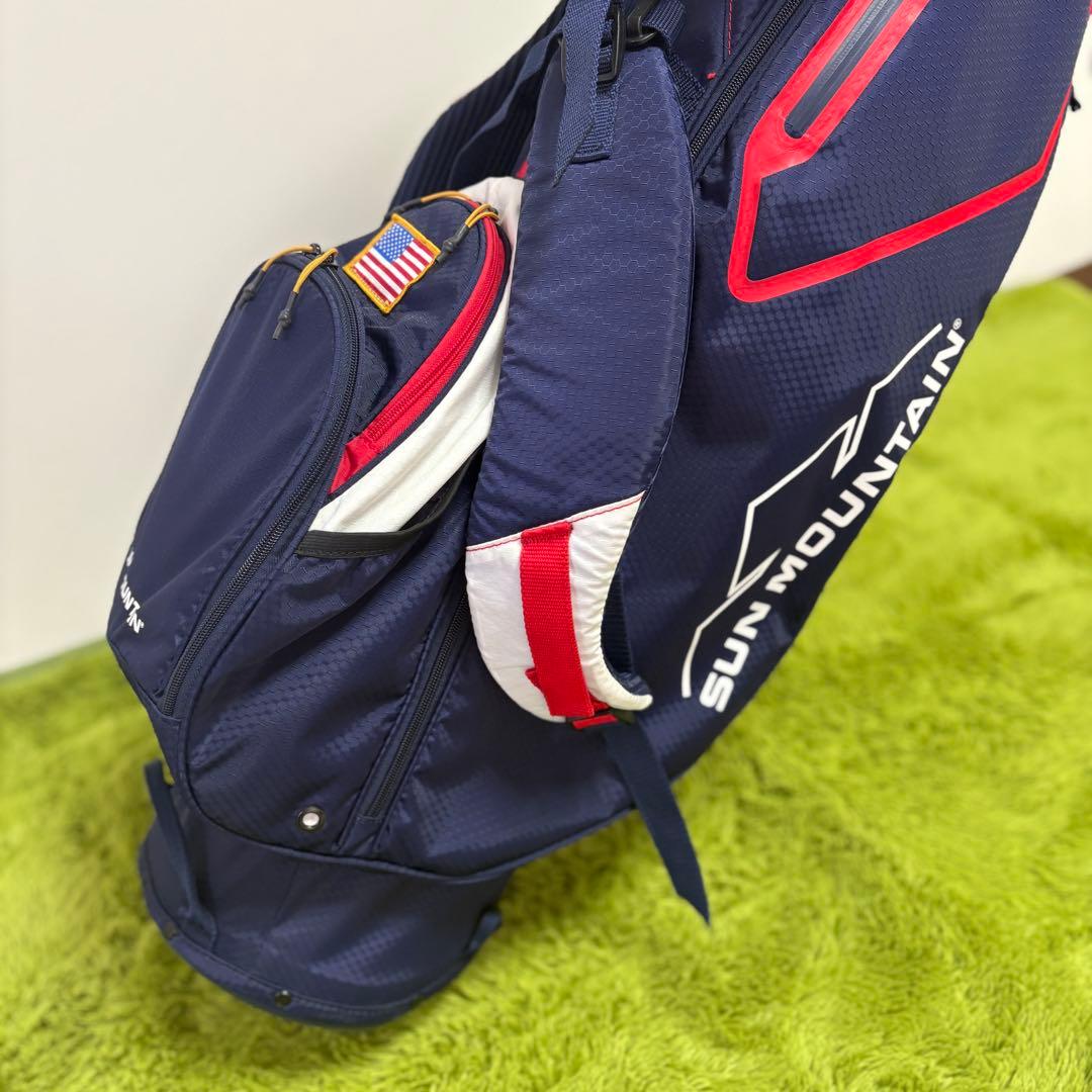 SUN MOUNTAIN ゴルフバッグ スタンドキャディバッグ　フード付き