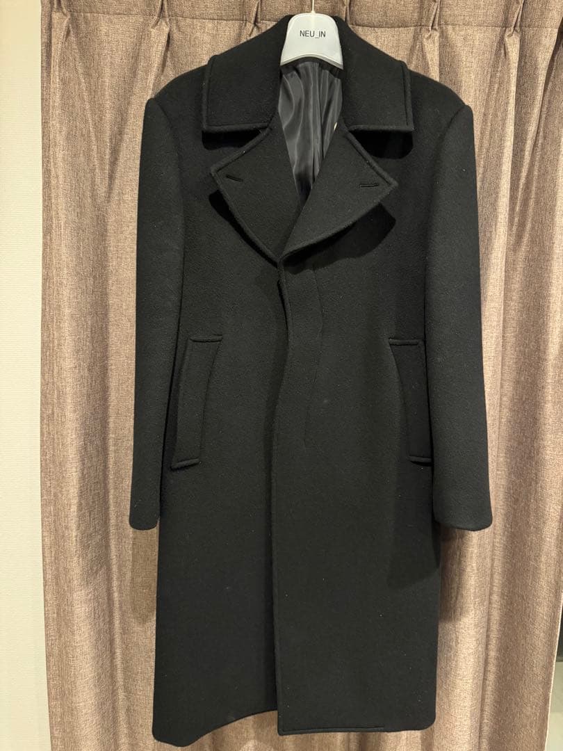 NEU_IN ブラック トレンチコート M