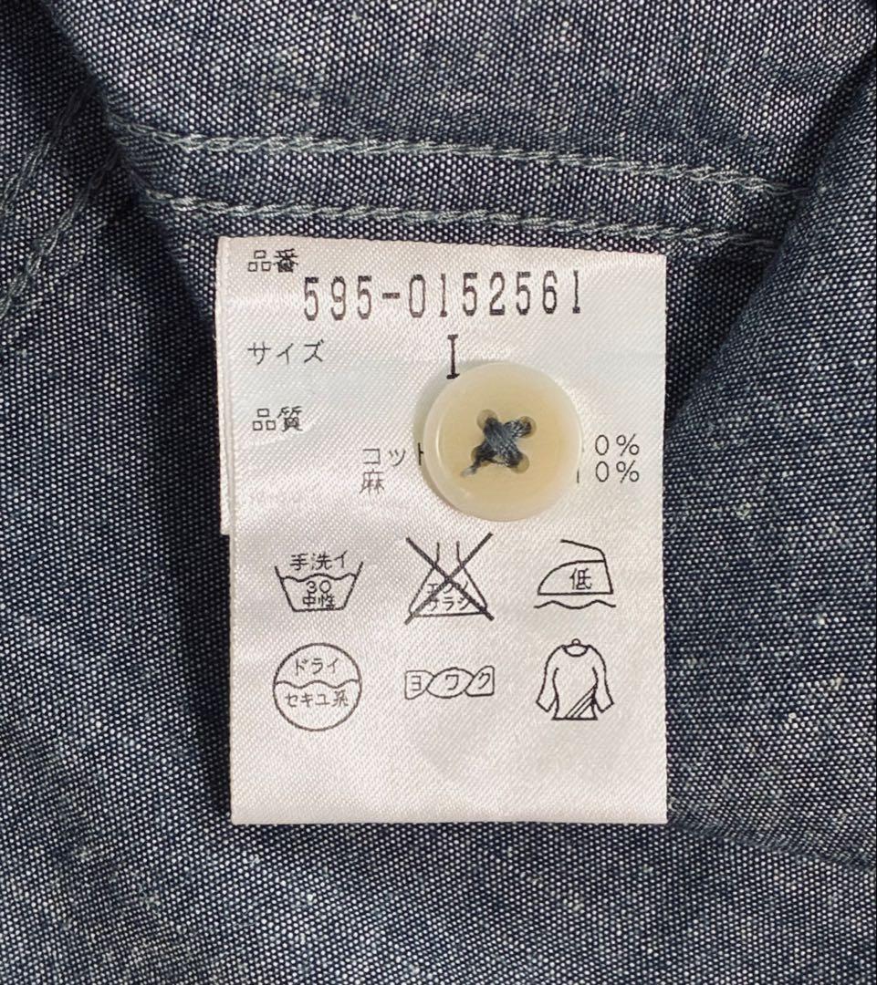 MHL. リネン混コットン　プルオーバー　日本製