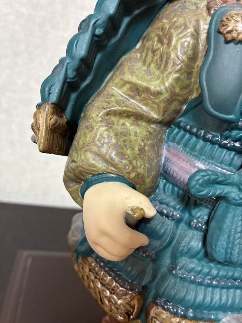 リヤドロ　若武者　五月人形　難あり