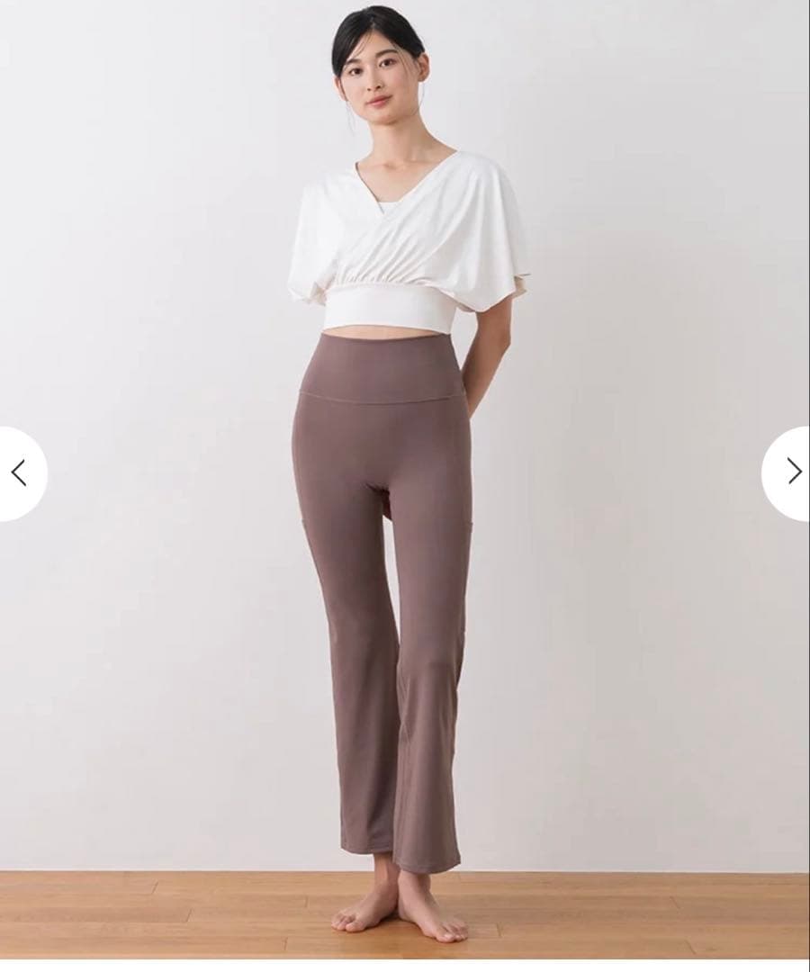 SUKALA ユーティリティフレアレギンス ブラウン M