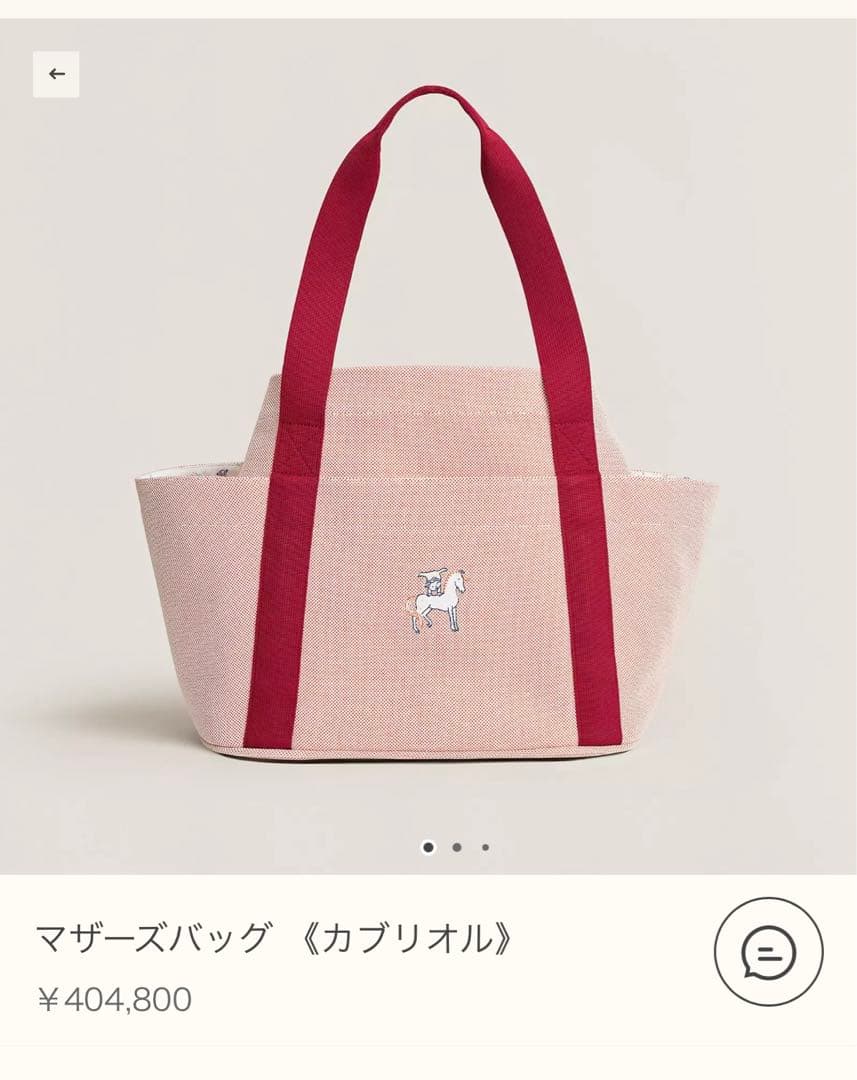 【専用ページ】HERMES ガブリオル マザーズバッグ 定価　404,800円