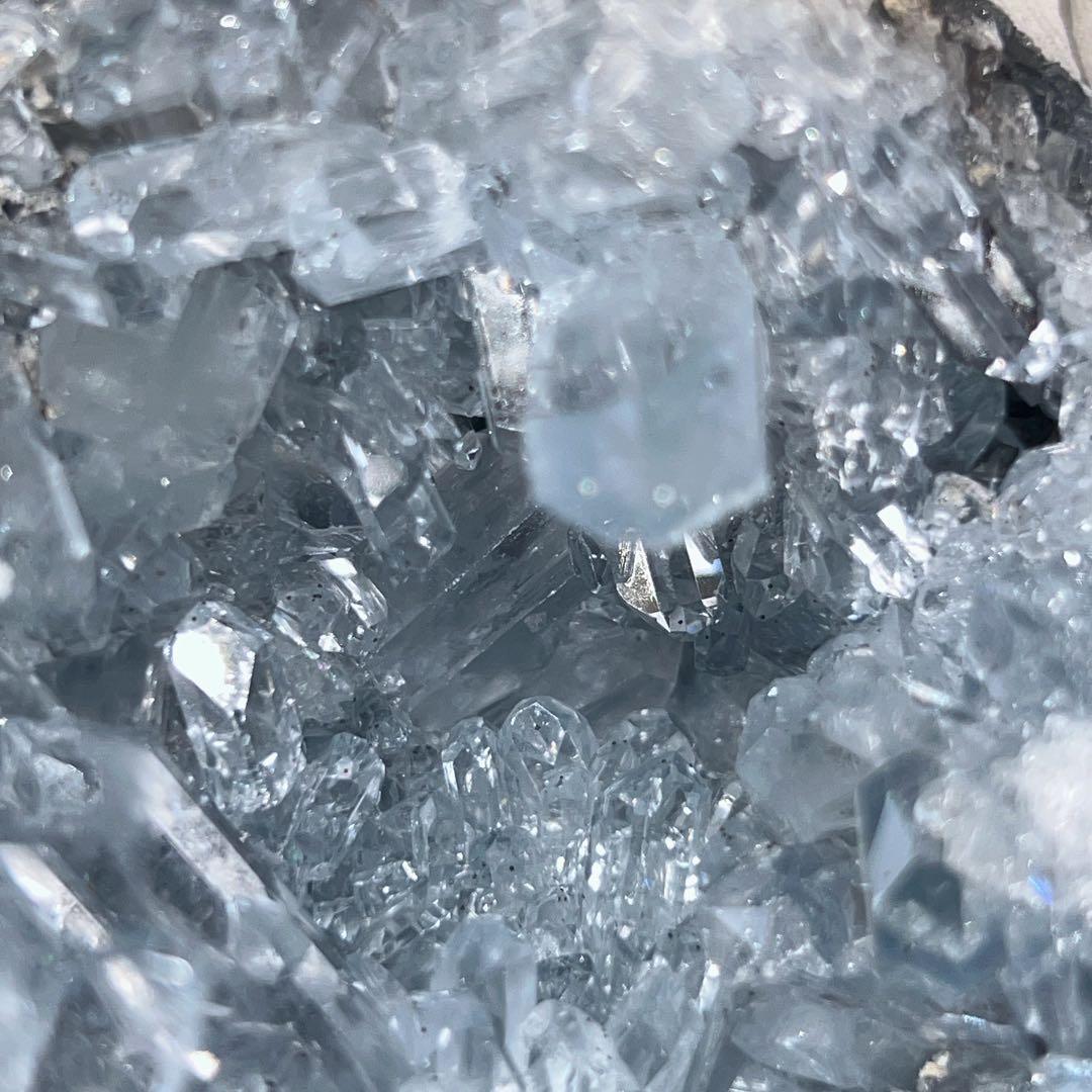 天然石 秘蔵＆美麗品 セレスタイト クラスター EXグレード