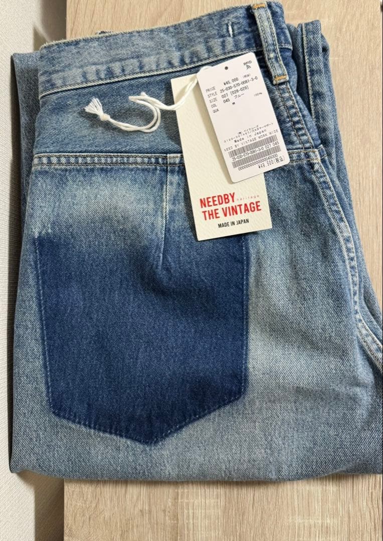【ニードバイヘリテージ】 VINTAGE WORK WIDE DENIM