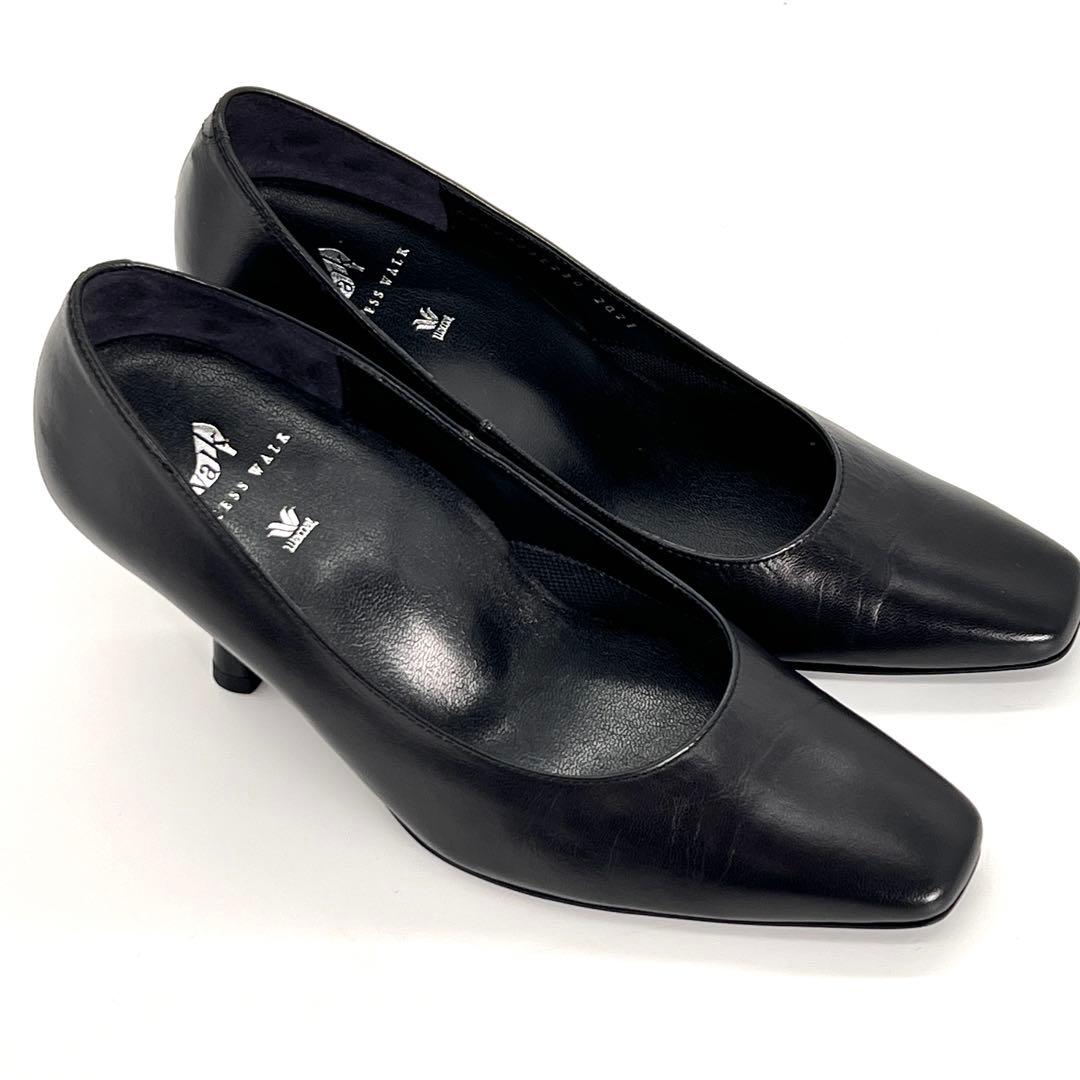 【美品】ワコール　Wacoal Success Walk パンプス　黒　23cm