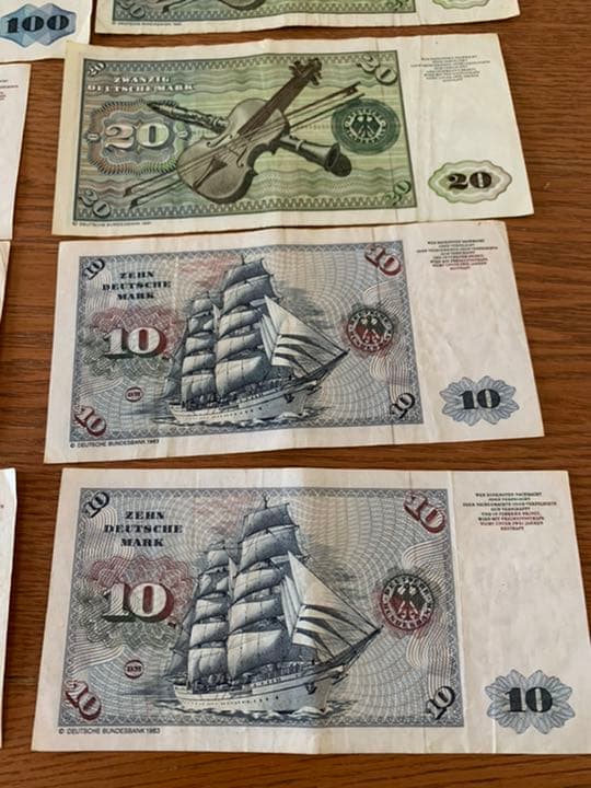 旧紙幣　ドイツ　310マルク紙幣