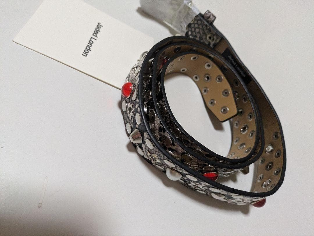 新品タグ付き未使用★JADED LONDON Mamba スタッズ ベルト