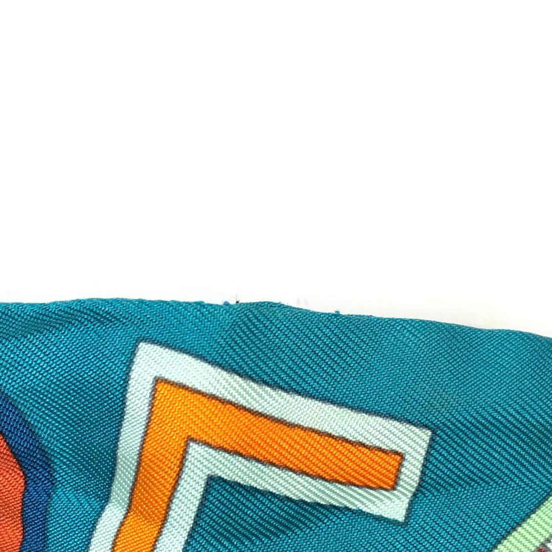 11F017 エルメス ツイリー スカーフ シルク 24 Fbg マルチカラー