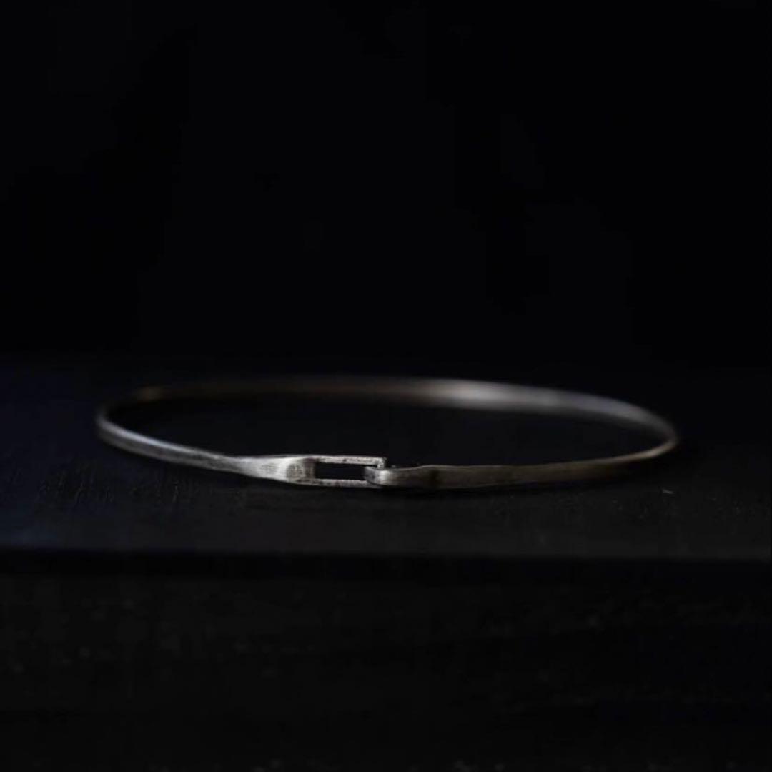 【新品】PRY シュウト Silver Hook Bangle [narrow]