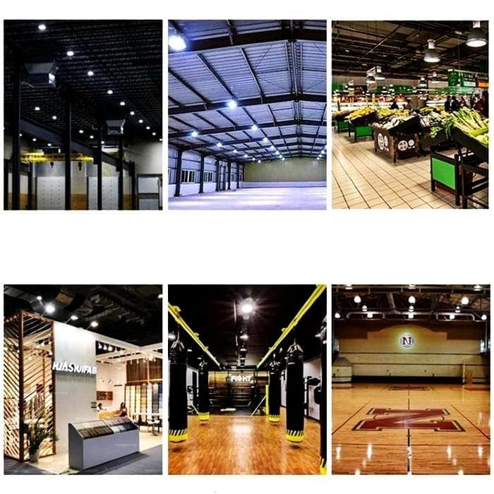 4セット 4羽 LED ガレージライト 80W E26 照明 倉庫ライト