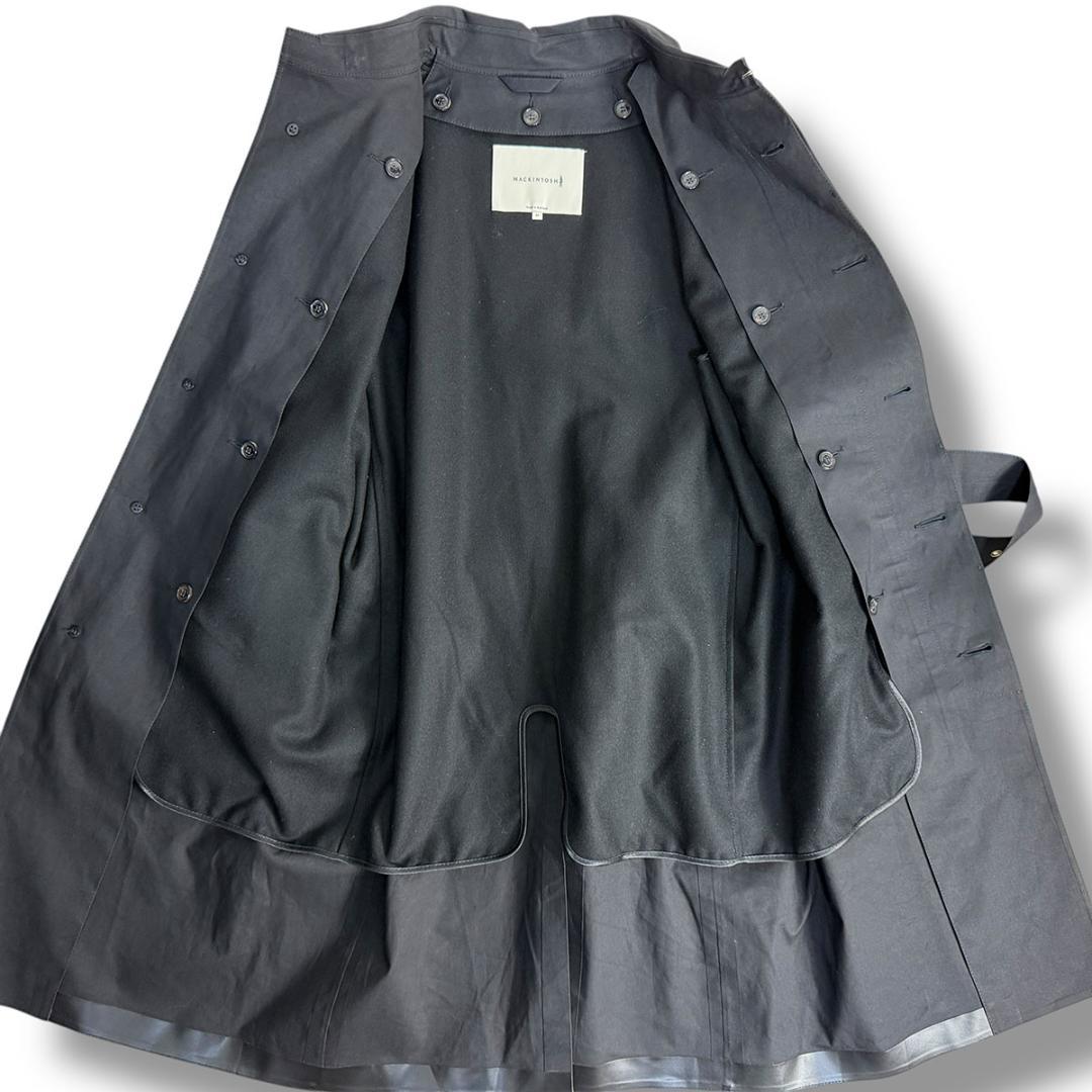 J6315美品マッキントッシュ ダンケルドゴム引きライナーバルマカーンコート42