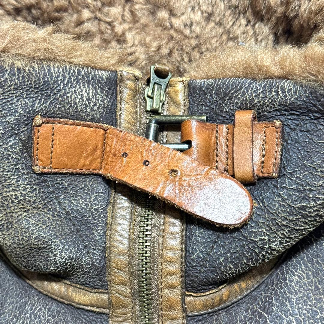 希少 美品 RALPH LAUREN XL ラム レザー ベスト ラルフローレン