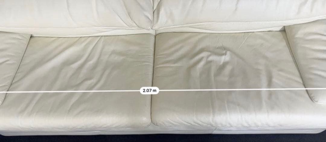 B&B Italia 本革ソファ アイボリー 3人掛け イタリア製