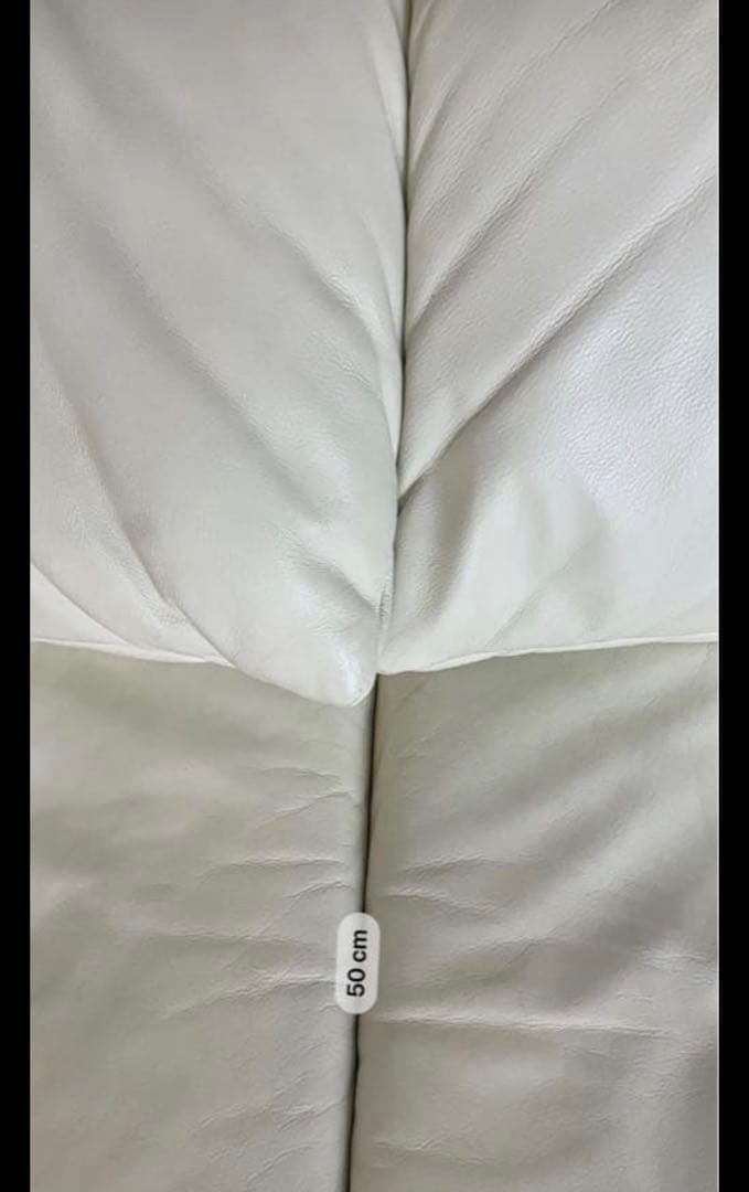 B&B Italia 本革ソファ アイボリー 3人掛け イタリア製