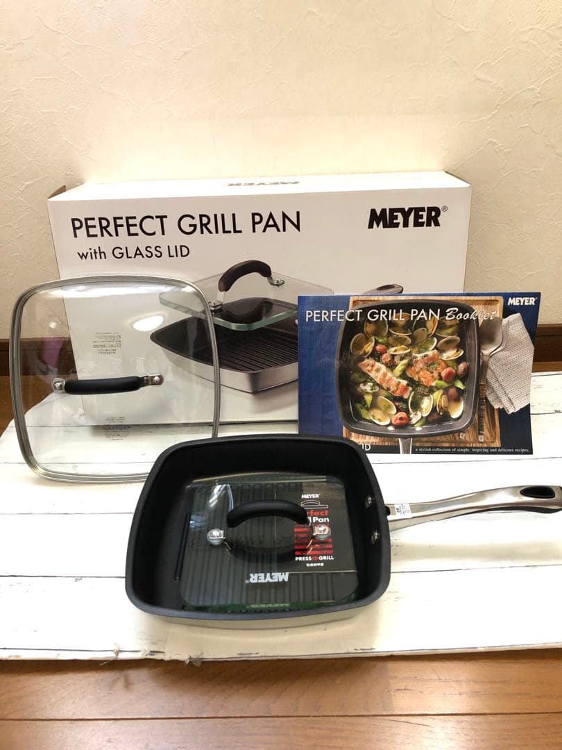MEYER マイヤー プレス蓋付き パーフェクトグリルパン 24cm
