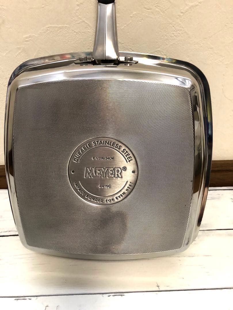 MEYER マイヤー プレス蓋付き パーフェクトグリルパン 24cm