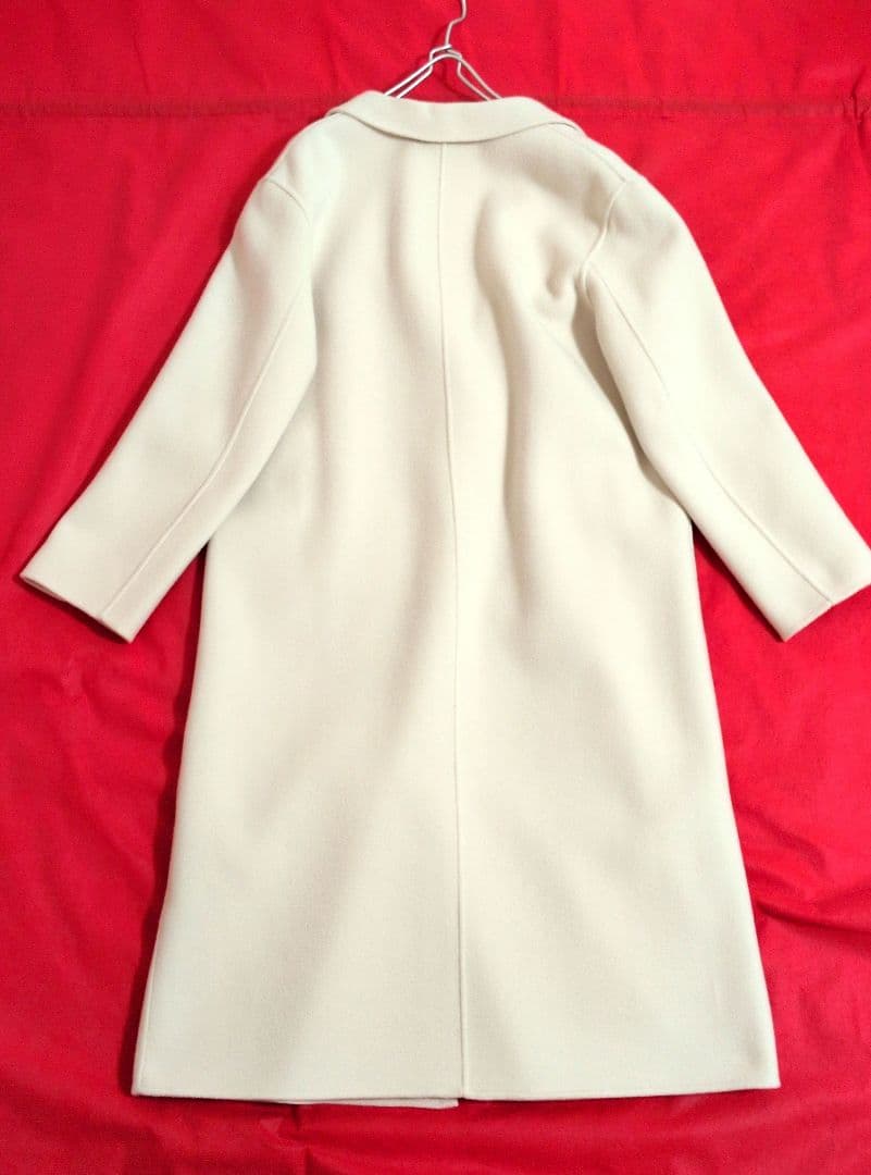 【新品◆69,300円】23区 ウール チェスターコート /サイズ40 / 白