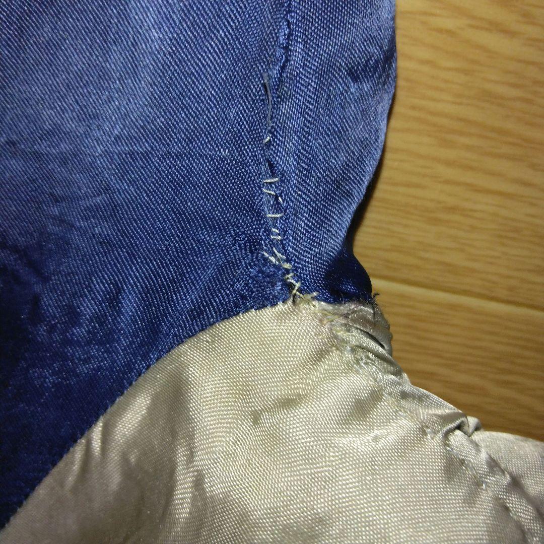 ✨*中様 50s 　リバーシブルスーベニアスカジャン 青色 サテン　JAPANm