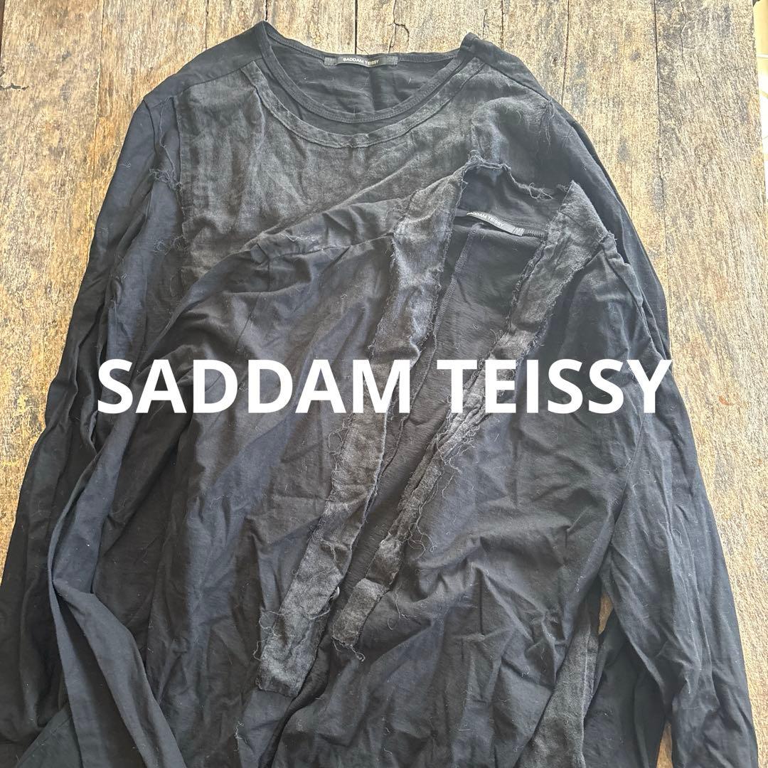 SADDAM TEISSY 2種　ラミー　カーディガン　カットソー　ブラック