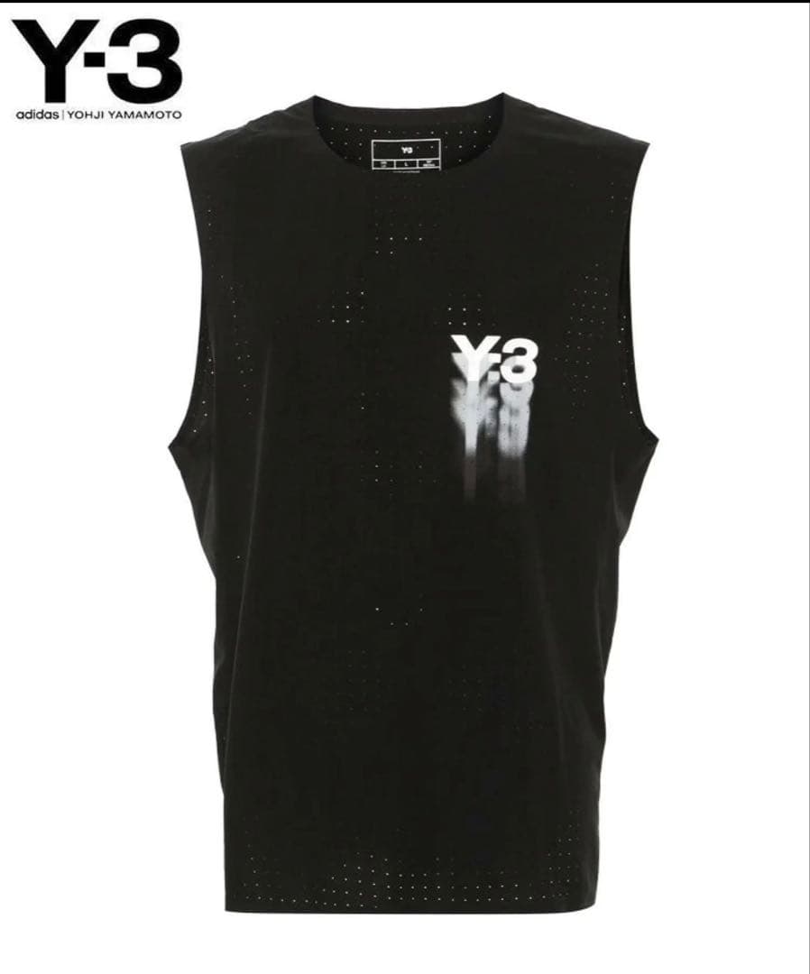 新品　Y-3 M RUN TANK ブラック