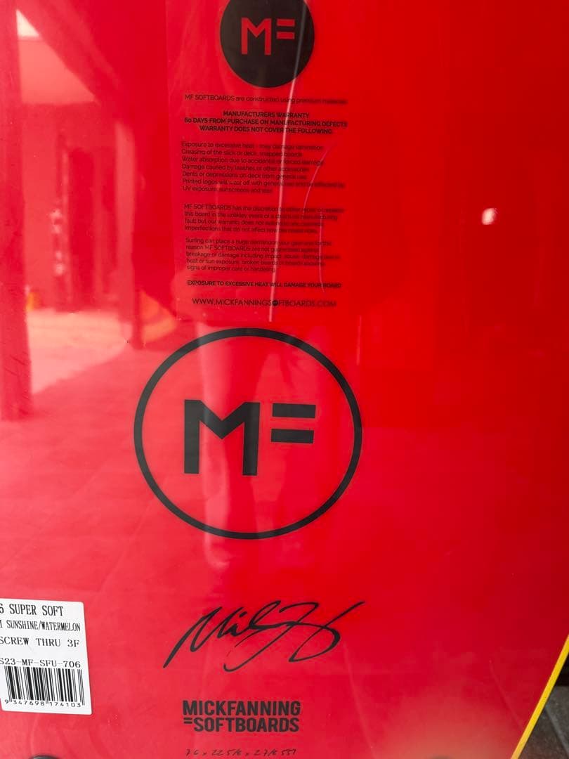 Mick Fanning Super Soft サーフボード7.6