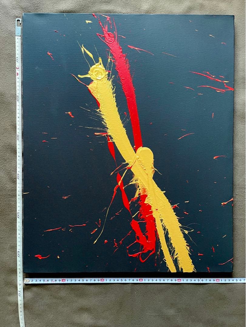 絵画 今井アレクサンドル キャンバスにアクリル絵具 抽象画
