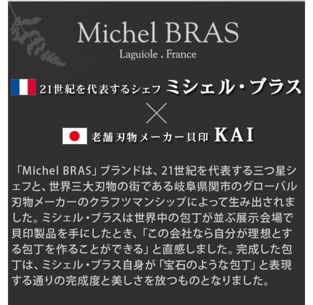 Michel BRAS ミシェルブラス 包丁 No.3 BK-0003 230㎜