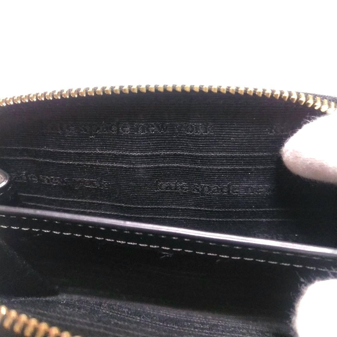 kate spade 二つ折り財布 KA016 250 　クリーム ブラック