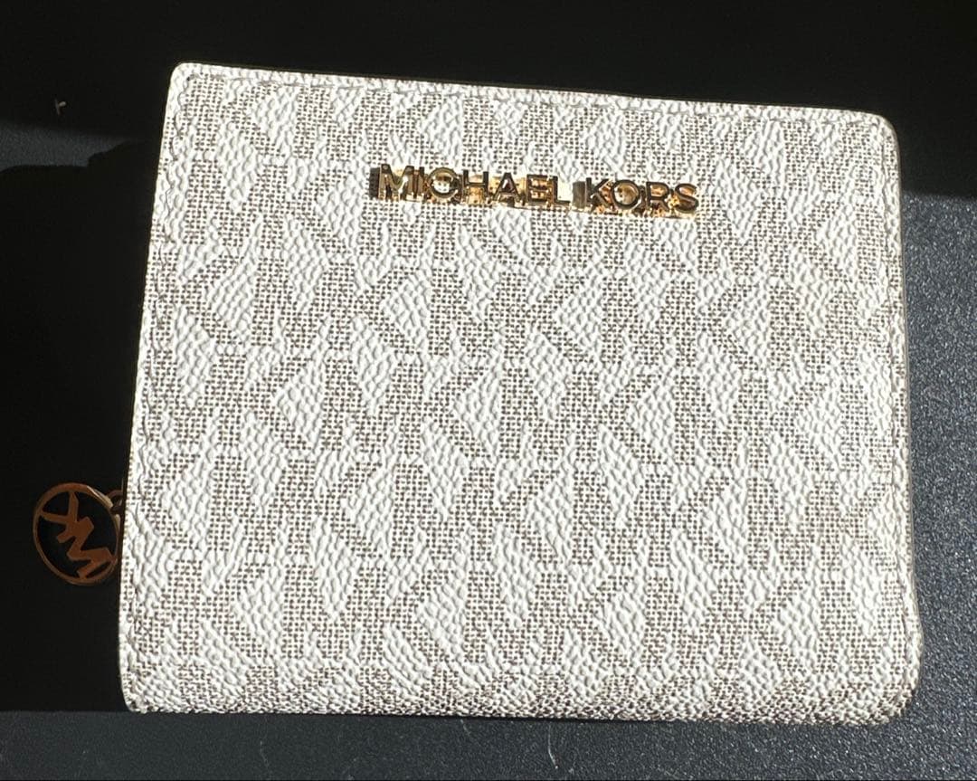 ◾︎専用◾︎MICHAEL KORS 二つ折り財布 ホワイト/ブラウン