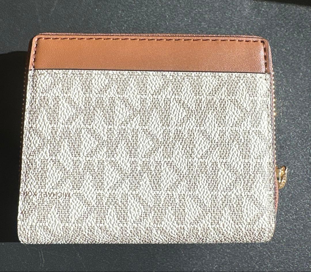 ◾︎専用◾︎MICHAEL KORS 二つ折り財布 ホワイト/ブラウン