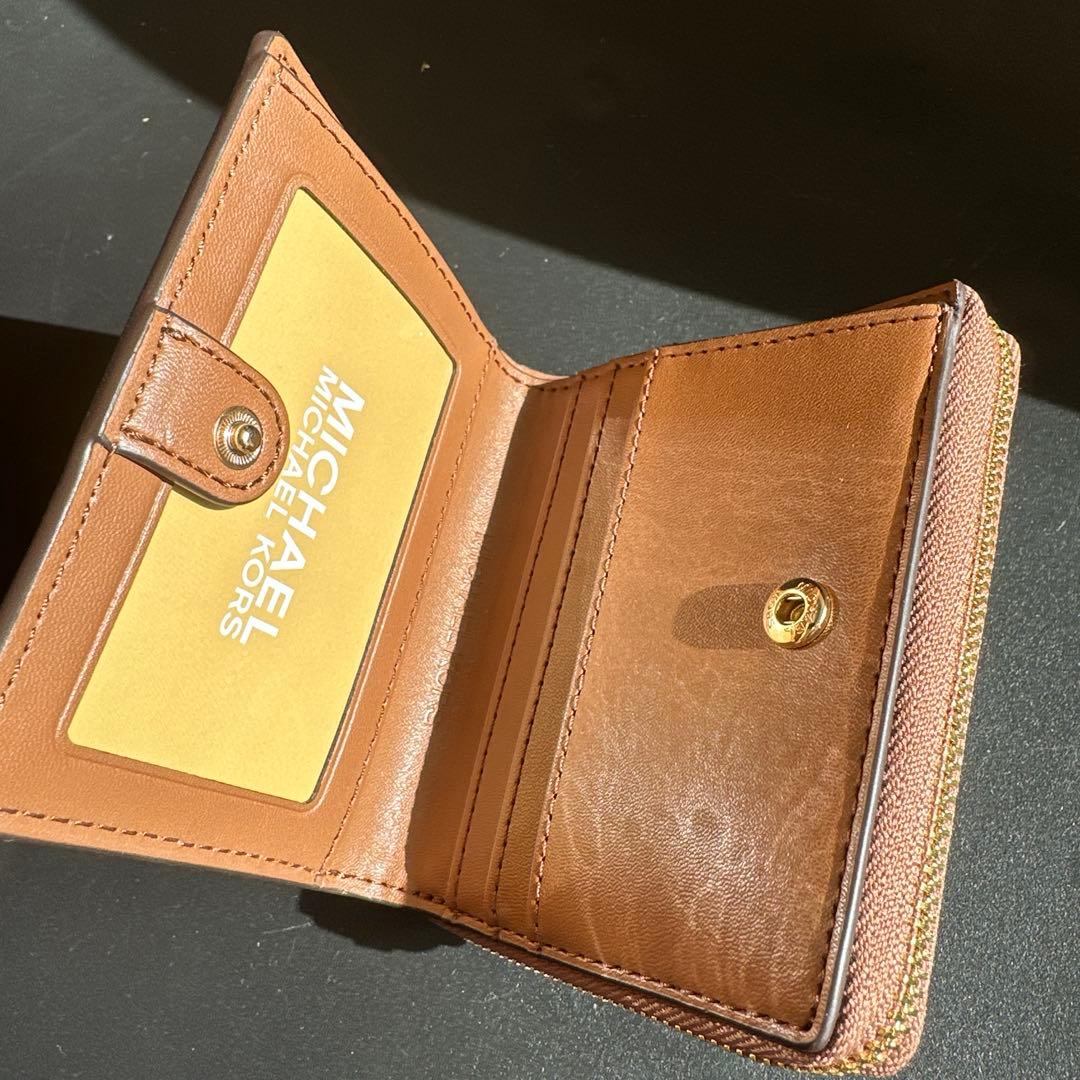 ◾︎専用◾︎MICHAEL KORS 二つ折り財布 ホワイト/ブラウン
