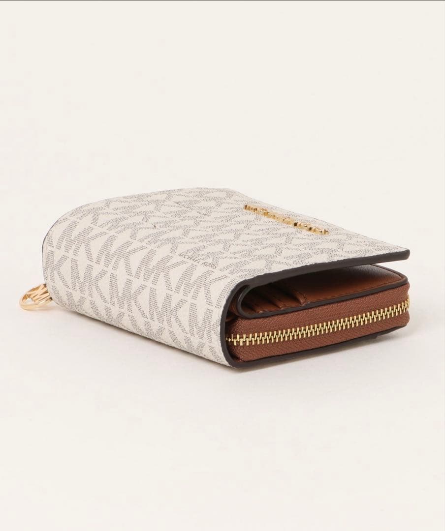 ◾︎専用◾︎MICHAEL KORS 二つ折り財布 ホワイト/ブラウン