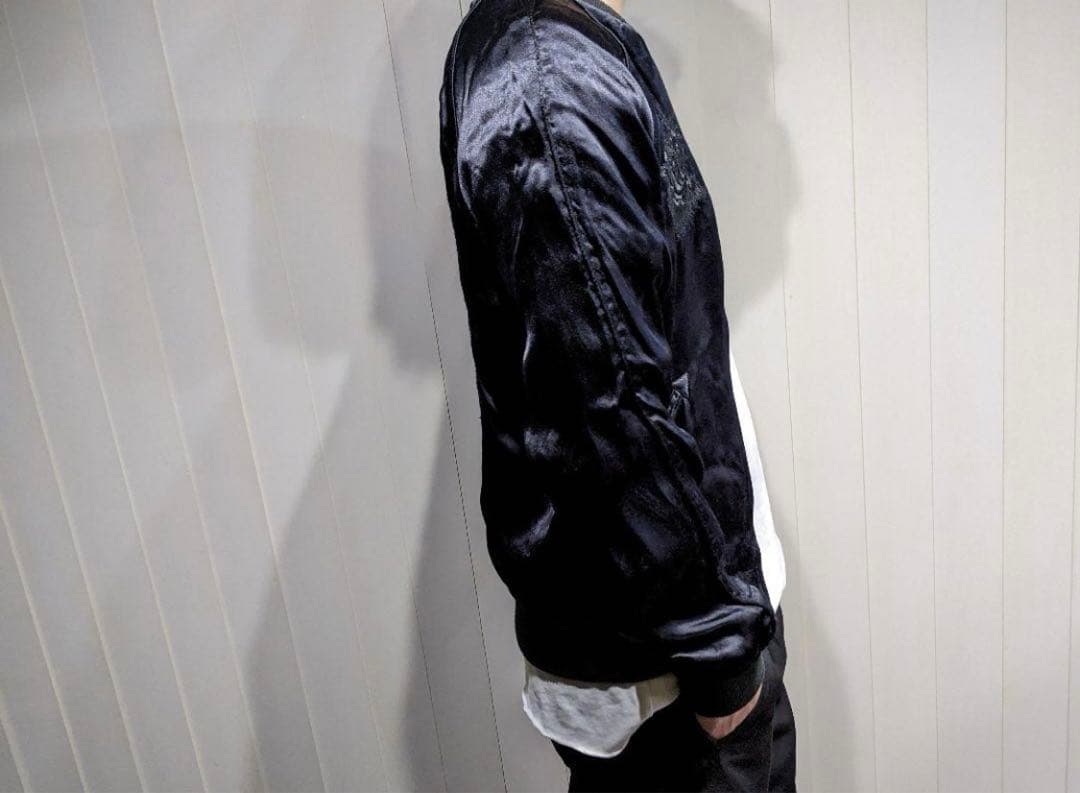 WJK 刺繍 リバーシブル スカジャン