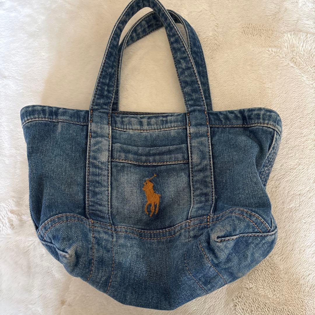 Ralph Lauren デニムトートバッグ ラルフローレン
