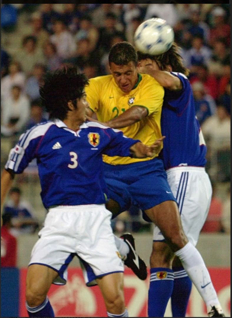 【美品】2001年　日本代表　松田直樹　選手仕様ユニフォーム　サイズO 長袖