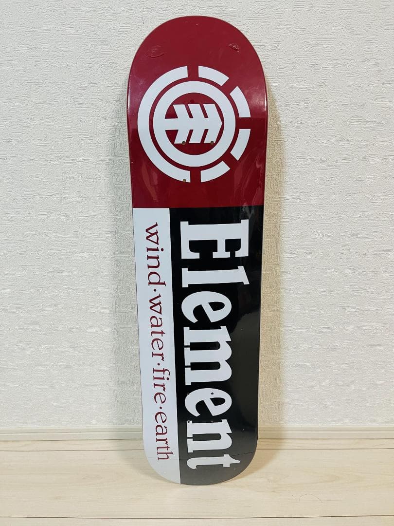 台湾製無地黒デッキテープ付き エレメント　ELEMENT スケボー　8.0デッキ