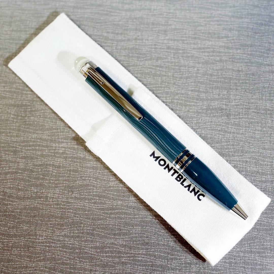 【レア 極美品】モンブラン ボールペン ポーラーグリーン スターウォーカー