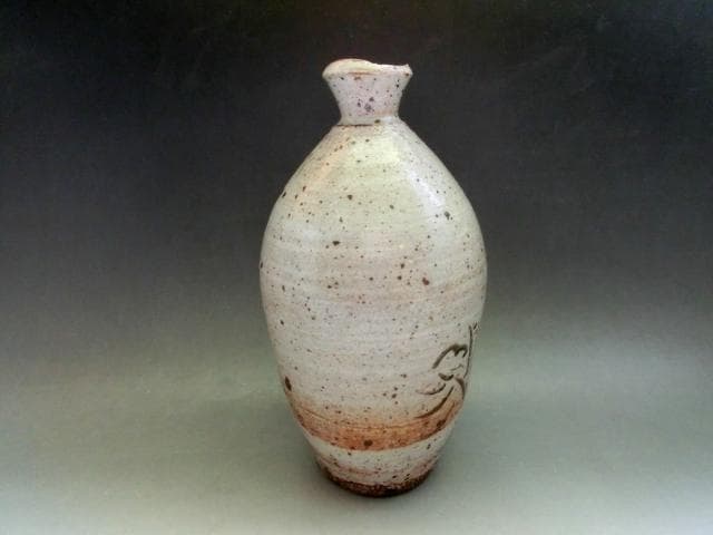 徳利■朝鮮唐津徳利「江戸期」時代物 絵唐津 古トックリ 酒器 希少 時代物 骨董
