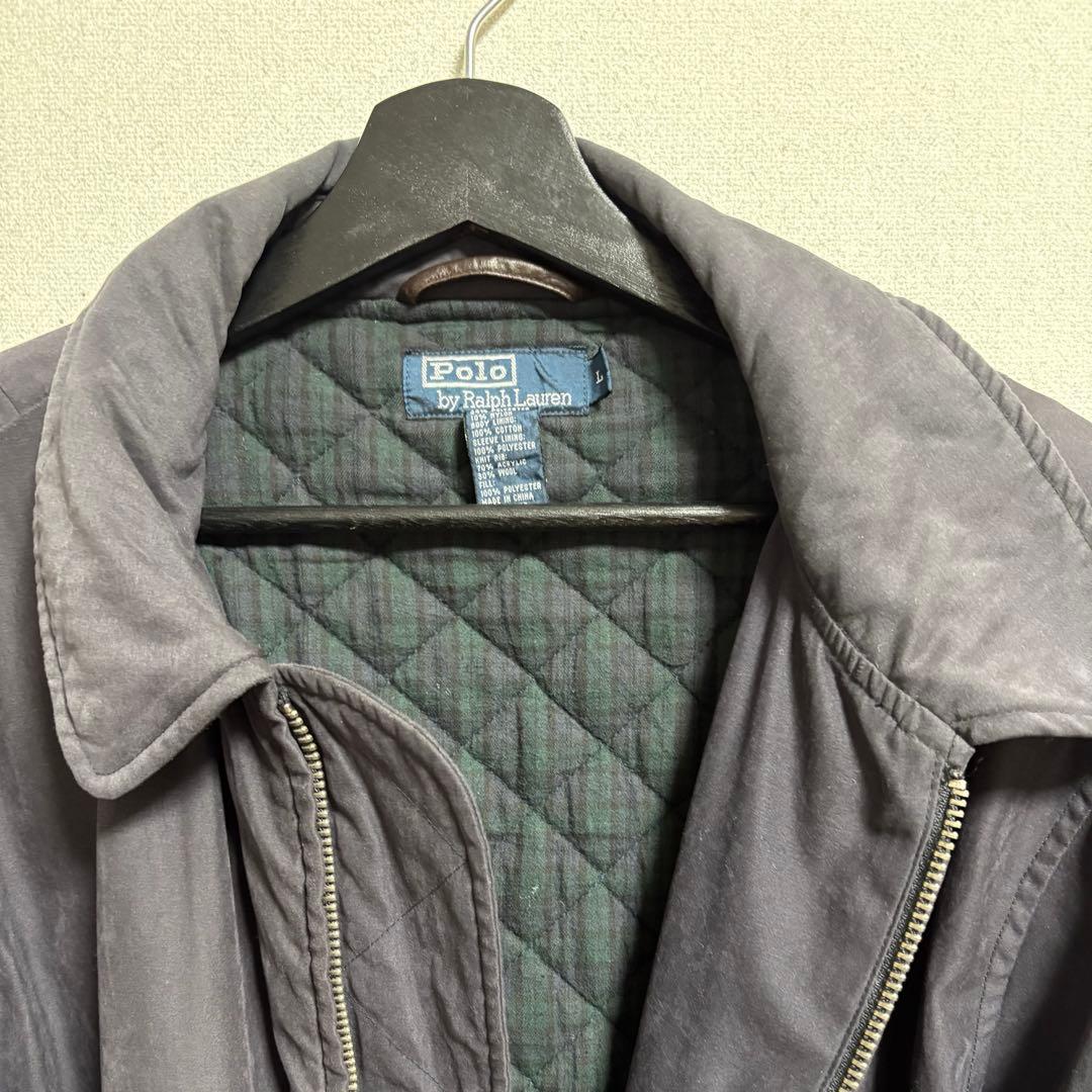 【90s】Polo by Ralph Lauren スイングトップ ネイビー中綿