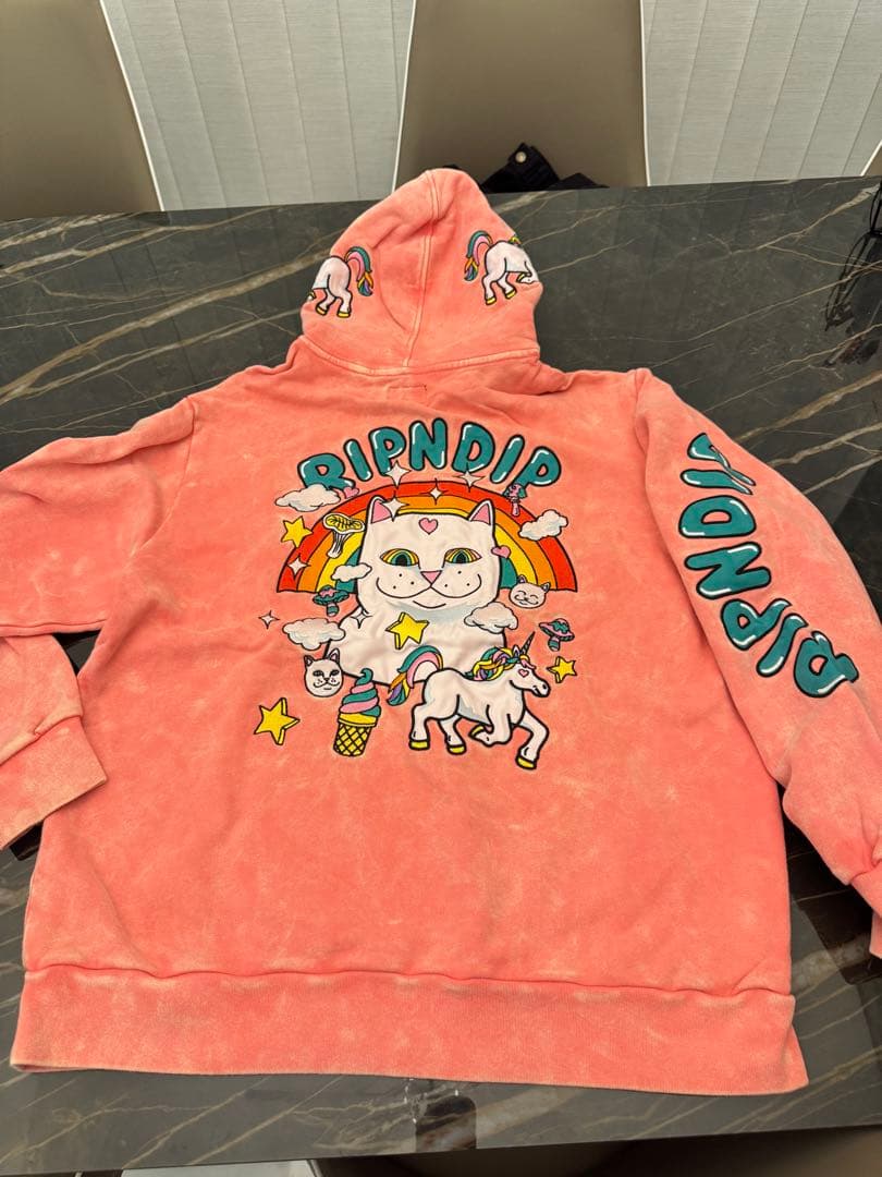 いずみん様分　RIPNDIP パーカー　ピンク