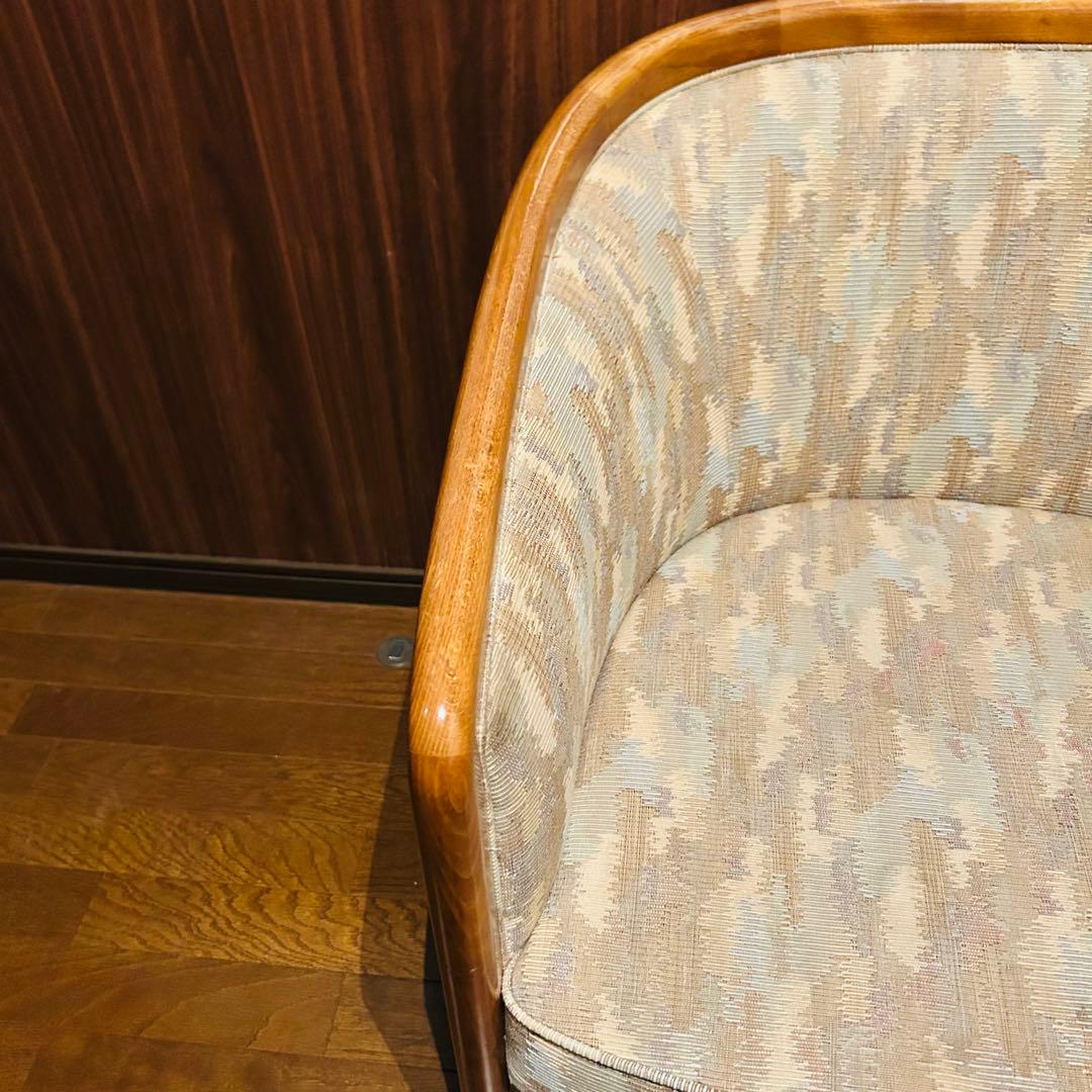 【良品】 シングルソファー 腰掛け椅子 家具 1人用椅子 ③