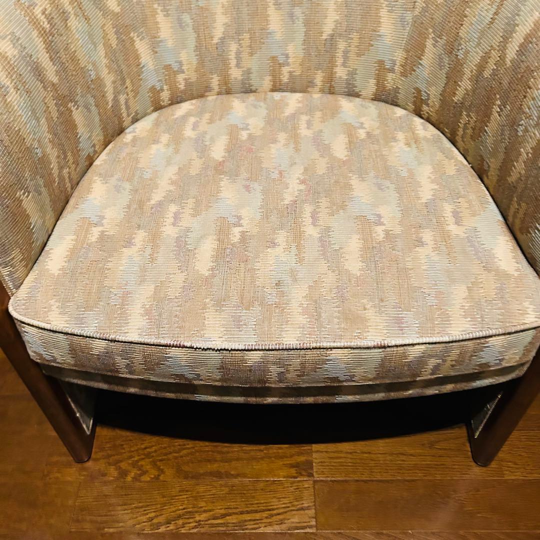 【良品】 シングルソファー 腰掛け椅子 家具 1人用椅子 ③