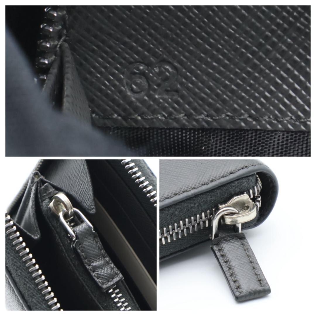 【極美品】PRADA ジップアラウンドウォレット　サフィアーノレザー　長財布
