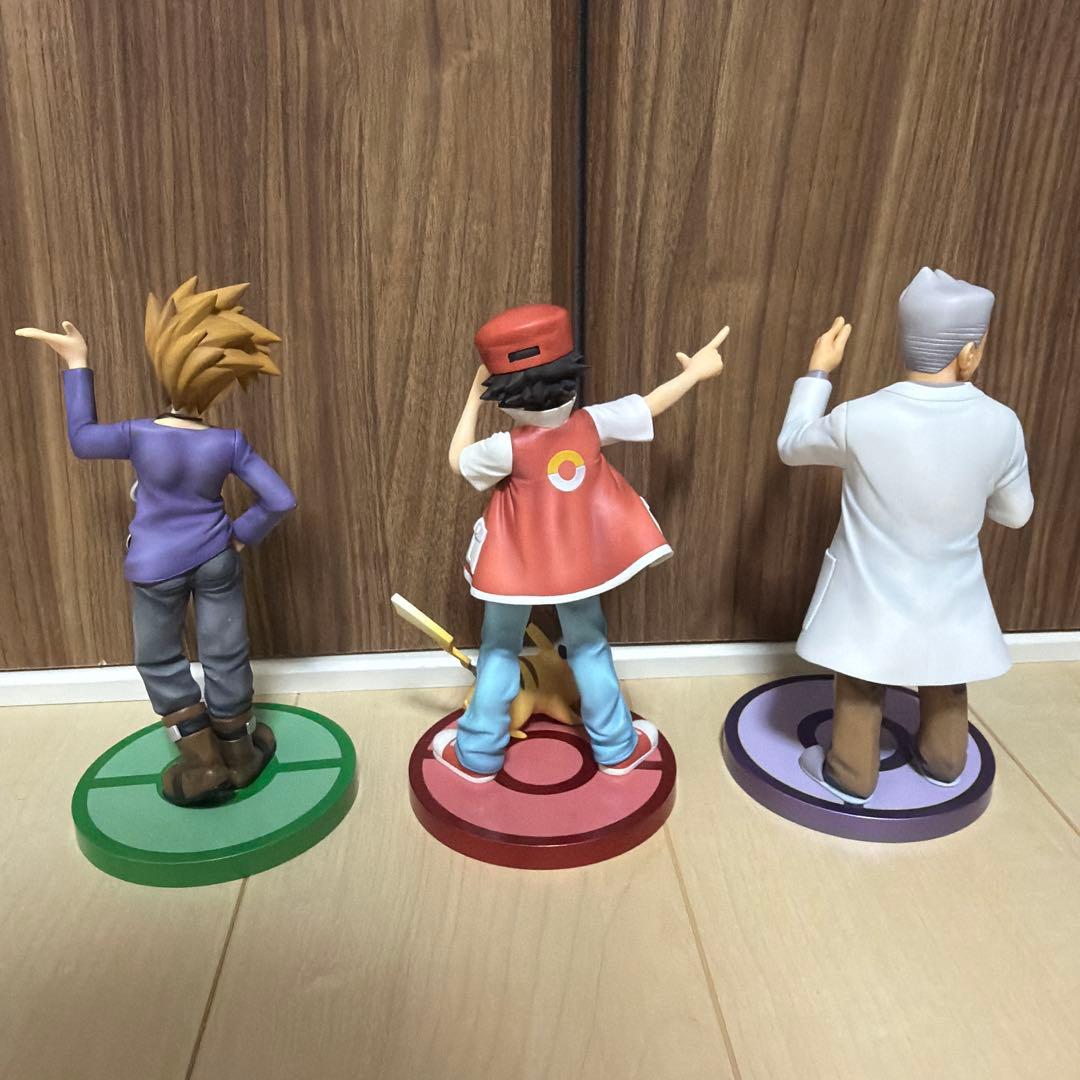 し*む様 ポケモン　ARTFX Ｊ　レッド　グリーン　オーキド博士　フィギュア