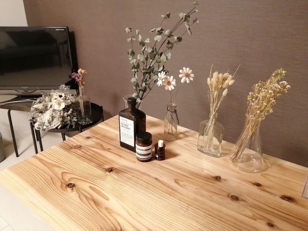 ダイニングテーブル　オリジナル　一部IKEA